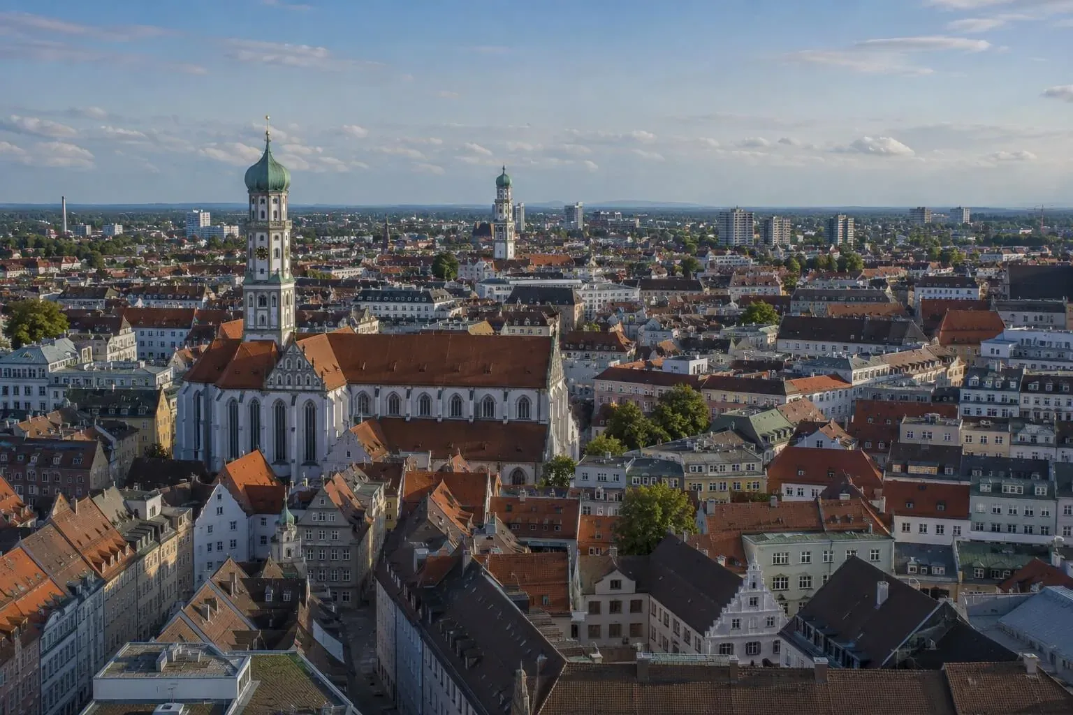 Stadtkulisse von Augsburg